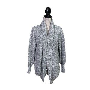 Roots Gray‎ M Cocoon Sweater Cardigan